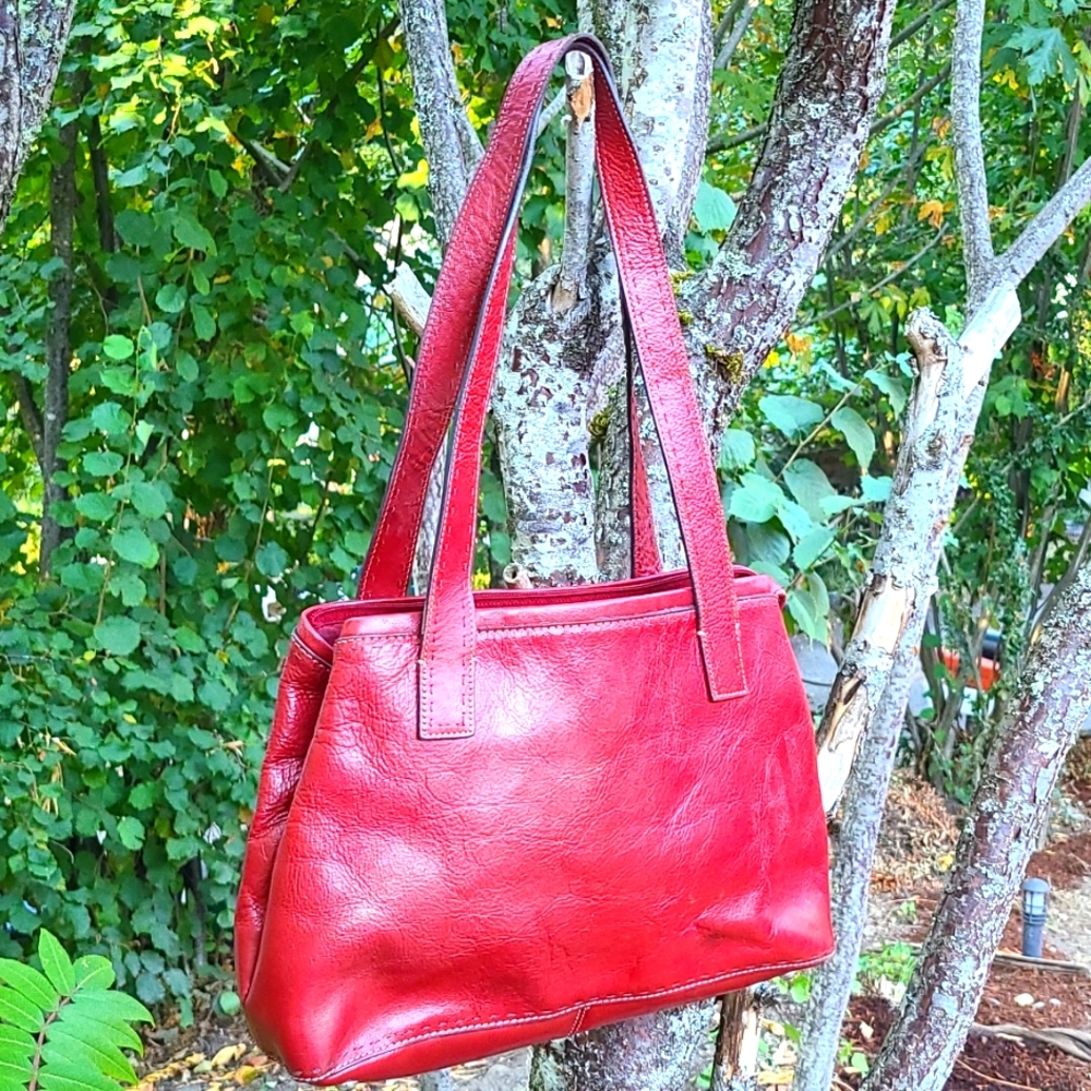 Red Hot Fossil Shoulder Bag